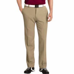Izod Golf Flat Front Tan Men Pants Size 38x30